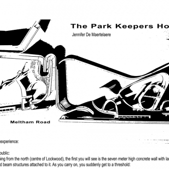 This work, part of the  Park Keeper's House, was undertaken during my second year of the B.A.(Hons.) (Part I) undergraduate degree.