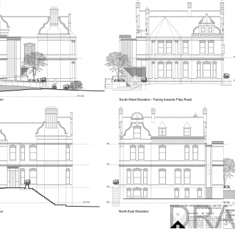 A new core was proposed to provide access to three flats varying in level. More samples are available under 'General'.