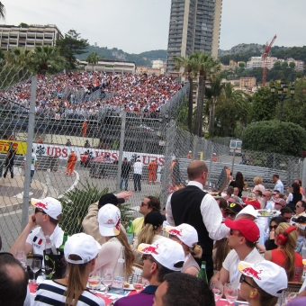 It wasn't easy trying to capture a formula 1 car on camera...