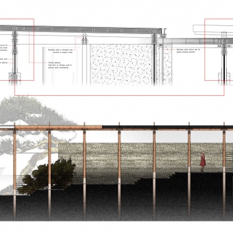 This work, part of the Design Thesis, was undertaken during Jennifer's final year of the MArch (Part II) postgraduate degree. This sample forms part of the overall presentation.